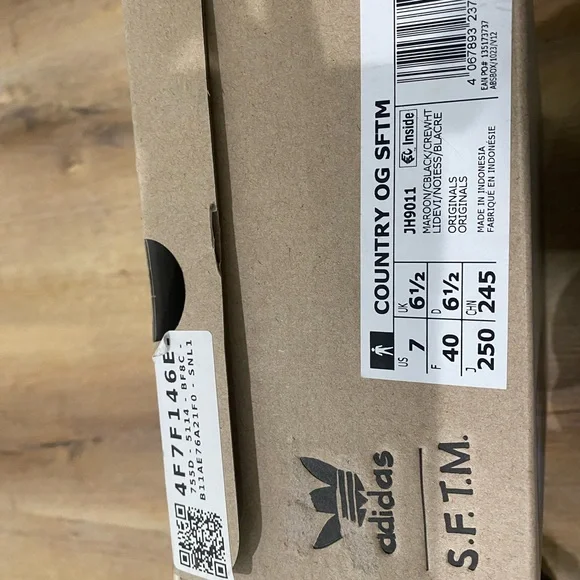 Adidas x song for the mute country OG maroon color way. - Picture 3 of 6